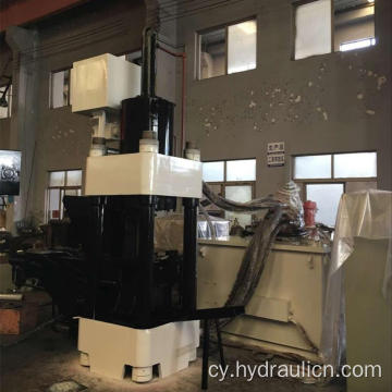 Peiriant Briquetting Granules Pres Hydrolig gyda Ce